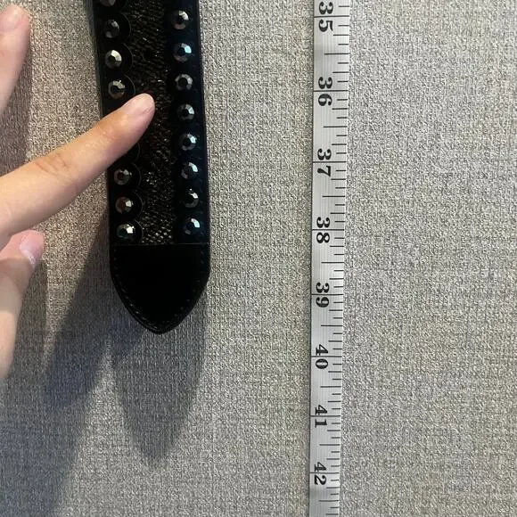 Studded Black Belt - Picture 5 of 5